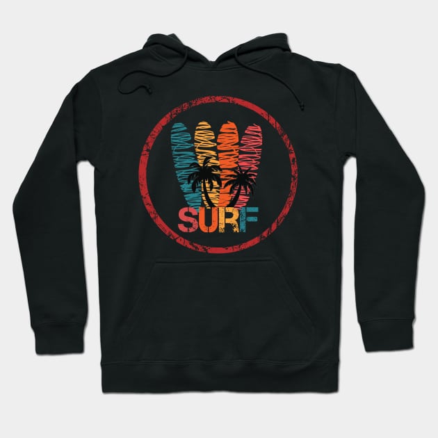 surf board, surf shirt, summer shirt, beach shirt Hoodie by L  B  S  T store